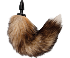 Darkness Anal Darkness Silicone Intimate System with Natural Faux Tail 10 cm Juodas