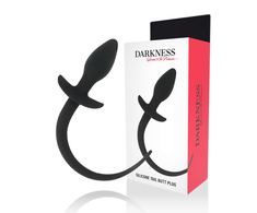 Darkness Anal Darkness Silicone Intimate Plug 28 cm Juodas - Flexible Hygienic Model