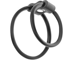 Darkness Bondage Darkness Set of Two Flexible Anatomical Support Rings Juodas