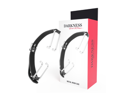 Darkness Bondage Darkness Adjustable Juodas Gag Hook - Premium Leather Strap System