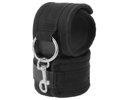 Darkness Bondage Darkness Neoprene Adjustable Handcuffs with Soft Inner Lining Juodas