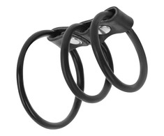 Darkness Bondage Darkness Set of 3 Flexible Rings - Adjustable TPR Intimate Support