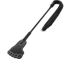 Darkness Sensations Darkness Dual-Function Crop &amp; Whip Juodas - Versatile Control Tool