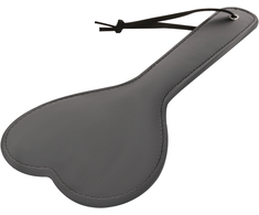 Darkness Sensations Darkness Juodas Impact Paddle - Sturdy Vegan Leather, Spiked Design