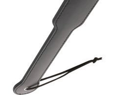 Darkness Sensations Darkness Juodas Fetish Paddle 34x5cm - Modern PU Leather Impact Tool
