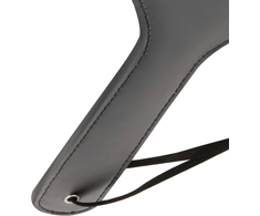 Darkness Sensations Darkness Juodas Impact Paddle - Sturdy Vegan Leather, Spiked Design