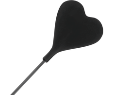 Darkness Sensations Darkness Juodas Feather &amp; Leather Dual-Sided Intimate Priedas 40cm