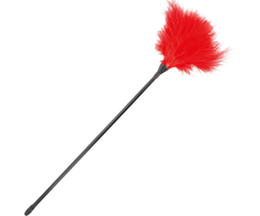 Darkness Sensations Darkness Sensation Feather Tickler Raudona 42cm - Soft Touch Model