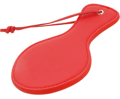 Darkness Sensations Darkness Raudona Rounded Paddle - High-Quality PU Leather Impact Tool 32cm