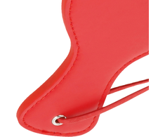 Darkness Sensations Darkness Raudona Rounded Paddle - High-Quality PU Leather Impact Tool 32cm