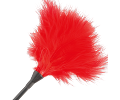 Darkness Sensations Darkness Sensation Feather Tickler Raudona 42cm - Soft Touch Model