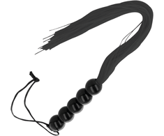 Darkness Sensations Darkness Thin Juodas Bondage Whip 45cm - Elegant Flexible Model