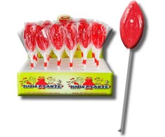 Diablo Goloso Gummy Lips Lollipop Strawberry Flavour 30g