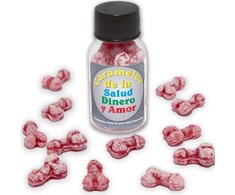Diablo Picante Health-Money-Love Candies Strawberry &amp; Cherry 12 pcs