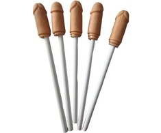 Diablo Picante Set of 5 Graphite Pencils with Detailed Novelty Tip