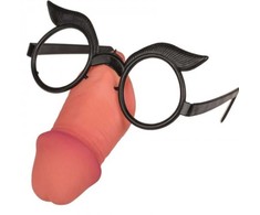 Diablo Picante Novelty Glasses Party Edition - Unique Photo Prop Priedas