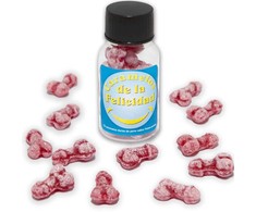 Diablo Picante Strawberry &amp; Cherry Fun-Shaped Candy Jar 12 pcs