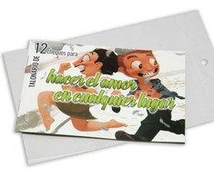 Diablo Picante Creative Gift Vouchers - Fun Coupon Book for Couples, 10 pcs