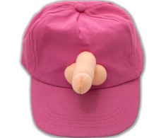 Diablo Picante Fuchsia Party Cap with Whistle and Novelty Decor