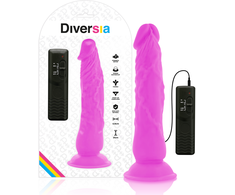Diversia Flexible Vibrating Model Violetinė 21cm with Remote Control