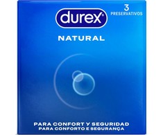 Durex Condoms Durex Natural Classic Easy-On Latex Condoms 3-Pack 56mm