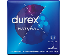Durex Condoms Durex Natural Classic Easy-On Latex Condoms 3-Pack 56mm