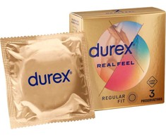 Durex Condoms Durex RealFeel Latex-Free Intimate Protection Condoms 3 pcs 56 mm