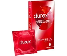 Durex Prezervatyvai Total Contact 6U