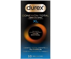 Durex Condoms Durex Total Connection XL Ultra Thin Latex-Free Nitrile Condoms 10-Pack