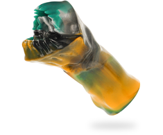 Mėlyna EPIC Arges Cyclops Intimate Silicone Device Mouth Design 180mm Mėlyna