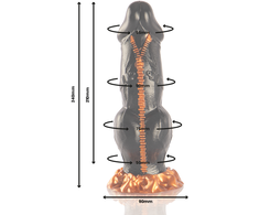 EPIC Cybersilicock Deimos Silicone Model, Colorful, 24 cm, 610g