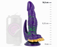 EPIC Crocotta Mystic Aurora Silicone Intimate Model 18.5cm Colorful Base