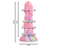 Mėlyna EPIC NIXIE Shape-Shifting Silicone Model, Suction Base, 15.5cm, Mėlyna