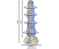 Mėlyna EPIC CYBERSILICOCK Poseidon Intimate Model Silicone Mėlyna 22cm