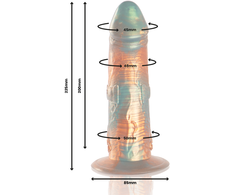 EPIC Cybersilicock Talos Silicone Model - Large, Colorful, 22.5 cm