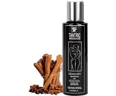 EROS-ART Tantric Massage Oil Cinnamon Aroma 100ml - Plant-Based Formula