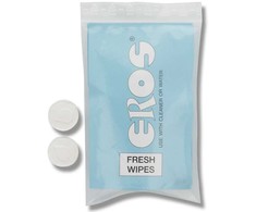 EROS Fresh Wipes Intimate Cleaning 12 pcs Natural Viscose Compact
