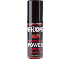 Eros Power Line EROS Power Strawberry Warming Massage Oil 100ml - Heating Edible Formula
