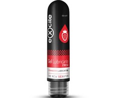 EXCITE Lube Strawberry Vanduo-Based Lubricant 100ml - Fruity Aroma