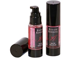 Extase Sensual Extase Sensuel Hot Oil Extra Fresh Strawberry 30ml - Intimate Massage Oil