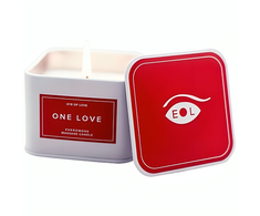 Eye of Love One Love Massage Candle 150ml - Citrus Rose &amp; Jasmine Aroma