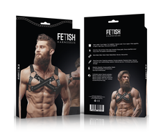 Fetish Submissive Attitude Bulldog Chest Harness Neoprene Adjustable Juodas