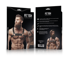 Fetish Submissive Attitude Men’s Eco-Leather Bulldog Chest Harness M/L