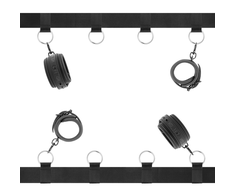 Fetish Submissive Bondage Fetish Submissive Luxury Bed Restraint Set Neoprene Lining Adjustable