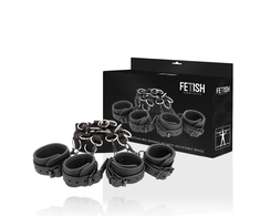 Fetish Submissive Bondage Fetish Submissive Luxury Bed Restraint Set Neoprene Lining Adjustable