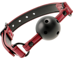 Fetish Submissive Dark Room Adjustable Vegan Leather Breathable Gag