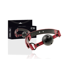 Fetish Submissive Dark Room Adjustable Vegan Leather Breathable Gag