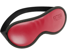 Dark Fetish Submissive Vegan Leather Mask with Neoprene Lining, Adjustable Fit