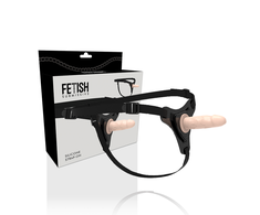 Fetish Submissive Harness Fetish Submissive Silicone Harness System Flesh 12.5 cm Adjustable Strap
