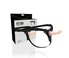Fetish Submissive Harness Fetish Submissive Silicone Intimate System with Harness 12.5 cm Flesh